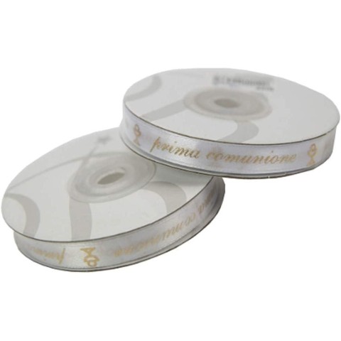 NASTRO RASO MM10X25MT COMUNIONE
